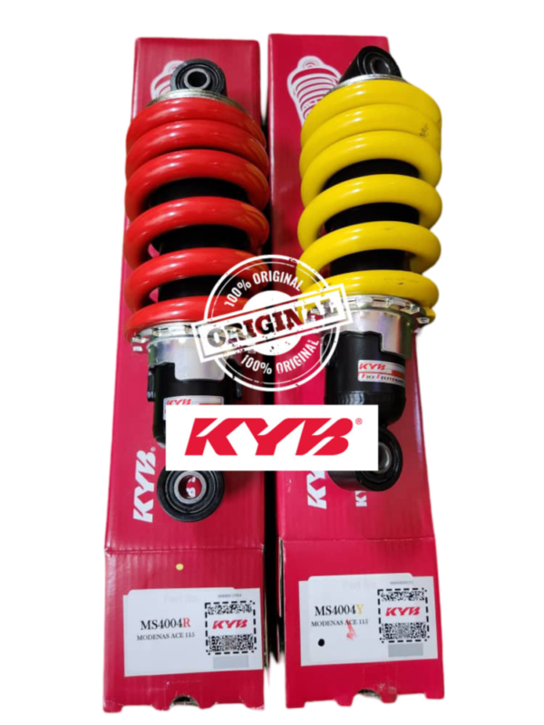 ACE 115 MONOSHOCK (STANDARD) (PCS) – RED / YELLOW ( KYB 100 % ORIGINAL) MS4004
