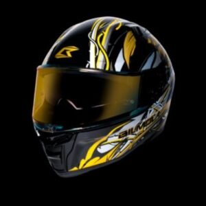 Full Face Helmet DEFENDER TOXIN SILVER YELLOW